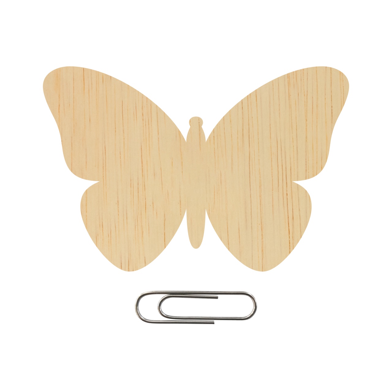 Fluture, 8×5,4 cm, placaj