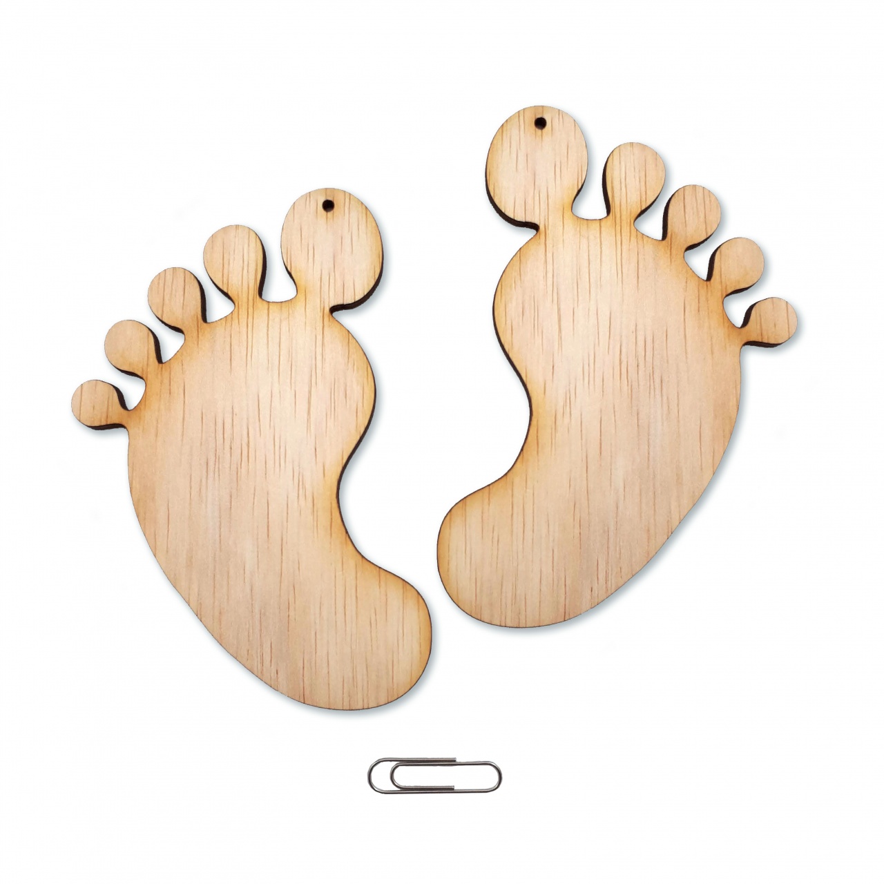 Piciorușe bebe 2,6×4 cm, placaj