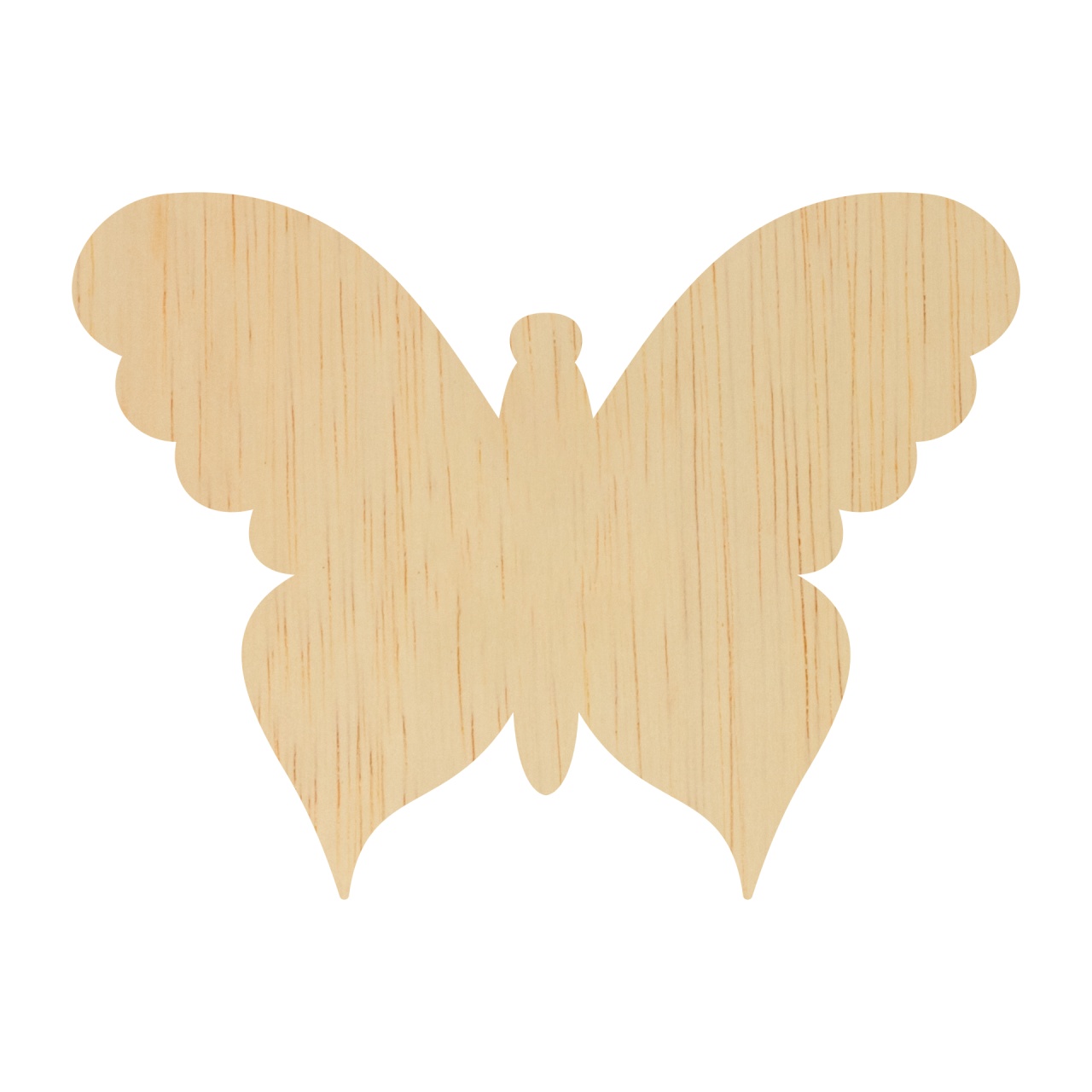 Fluture, 4×2,7 cm, placaj