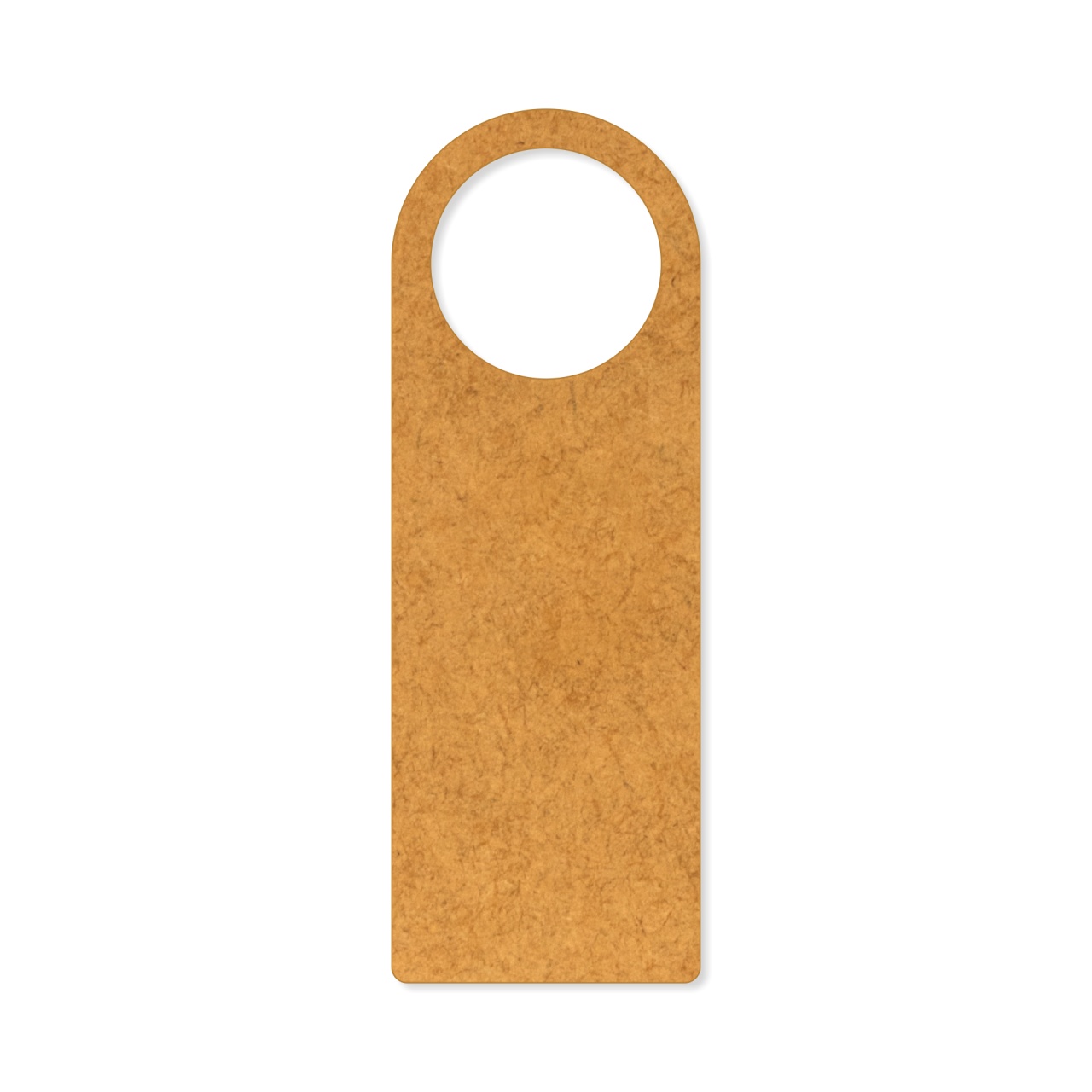 Door tag, 6x17 cm, HDF alb