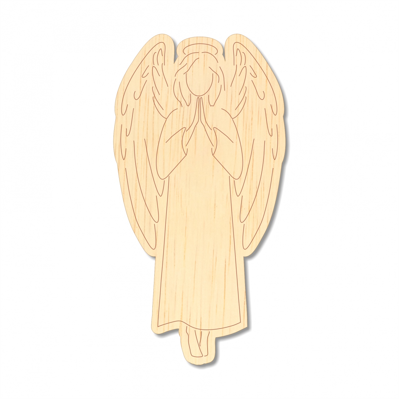 Înger Eden, 10 cm, placaj