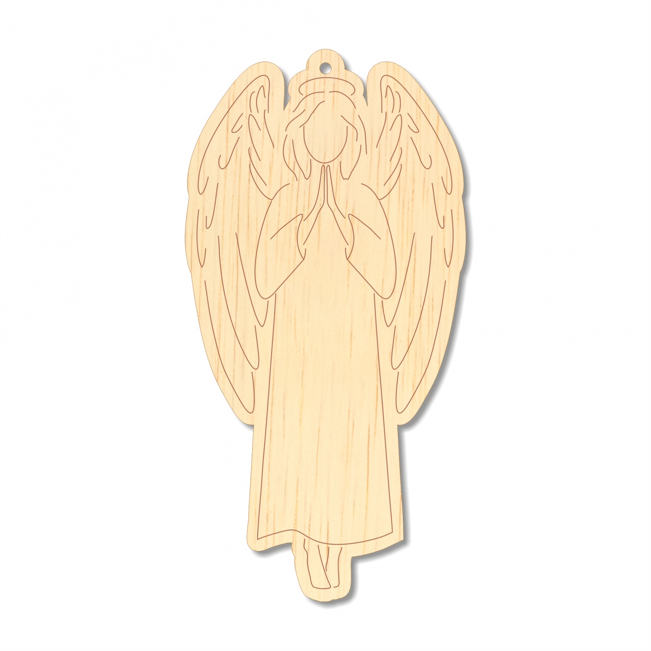 Înger Eden, 10 cm, placaj