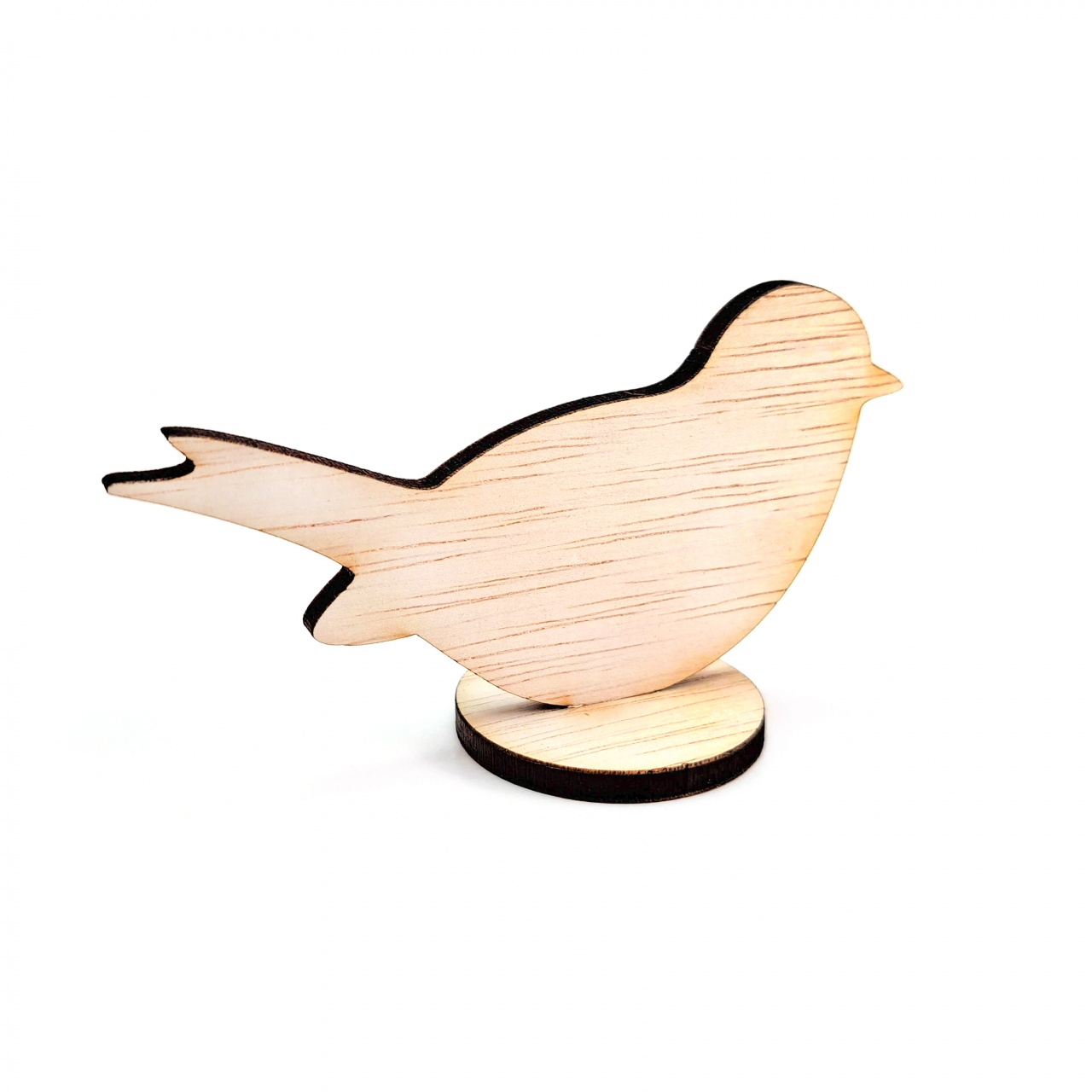 Porumbel în zbor, 5,8×6 cm, placaj lemn