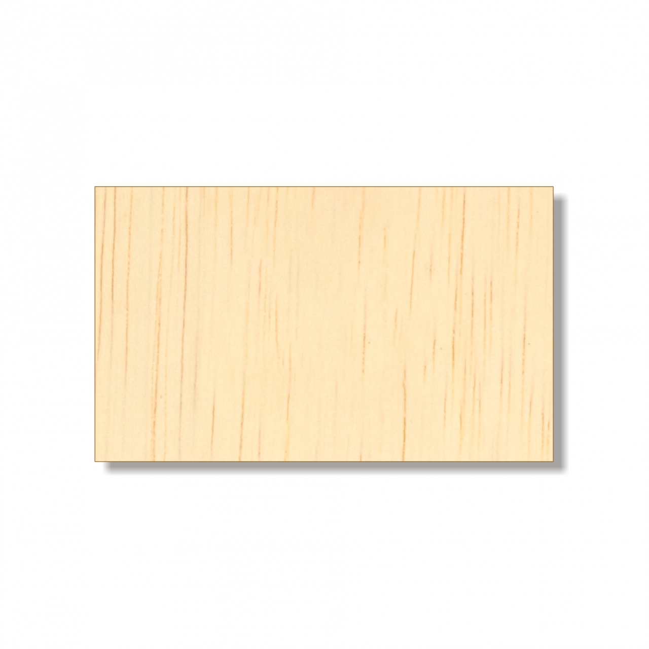 Dreptunghi, 20×12 cm, placaj lemn natur
