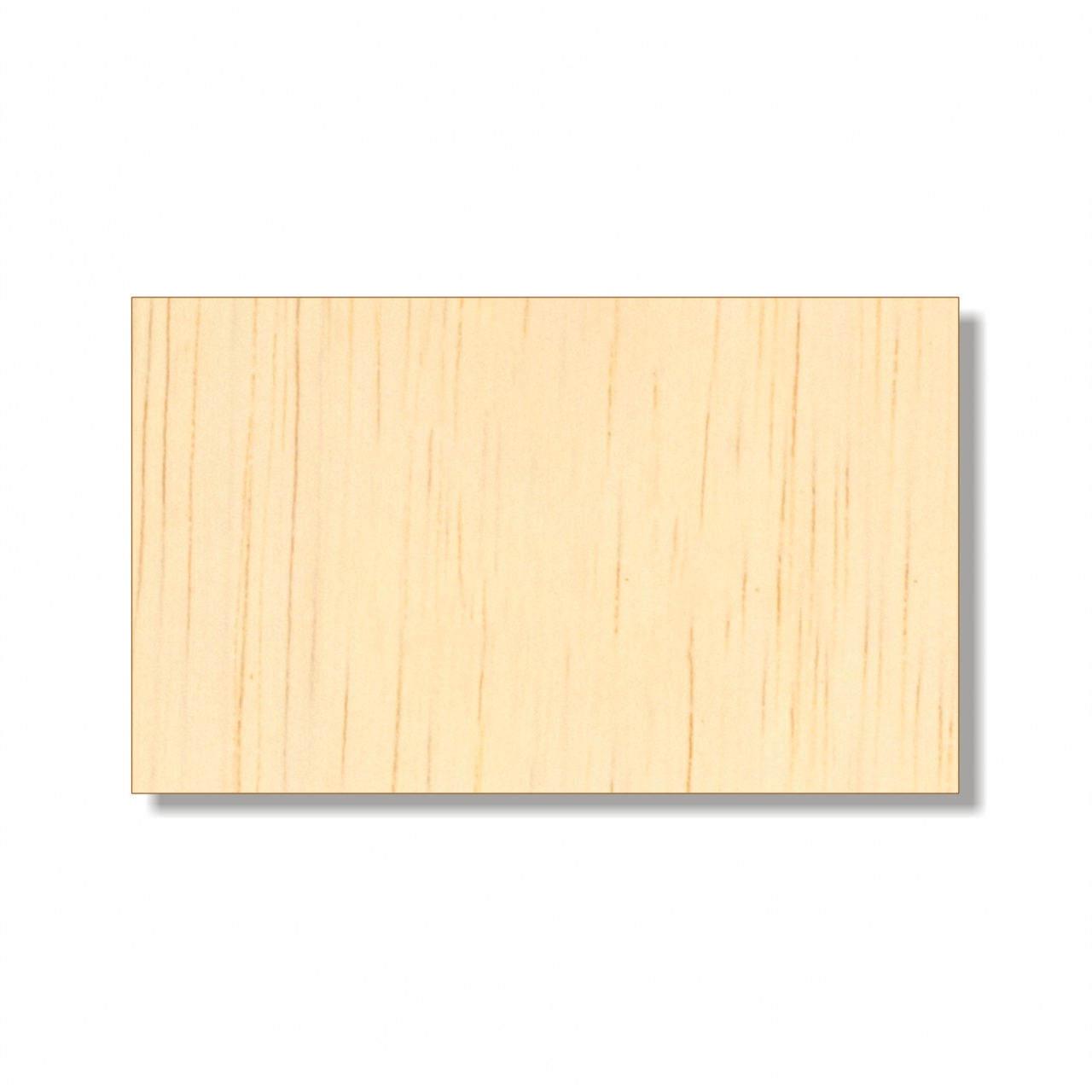 Dreptunghi colțuri drepte, 7×5 cm, placaj lemn HDF alb