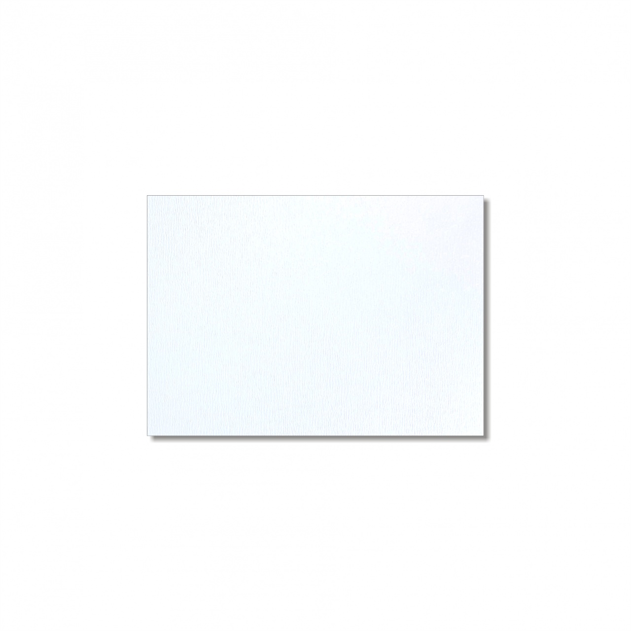 Dreptunghi colțuri drepte, 6,5×4 cm, placaj lemn HDF alb