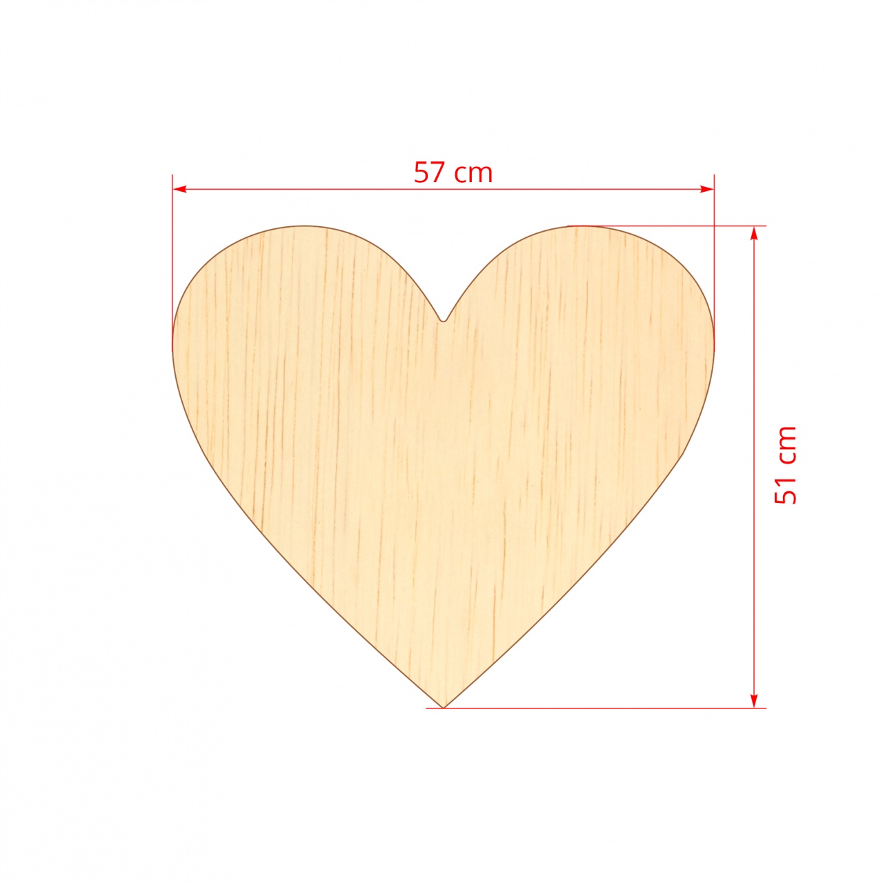 Inimă mare Groom, 26×23 cm, placaj lemn