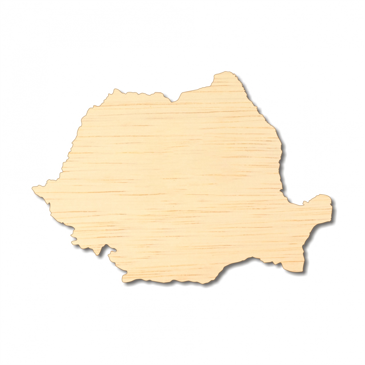 Harta României, 21×15 cm, placaj lemn
