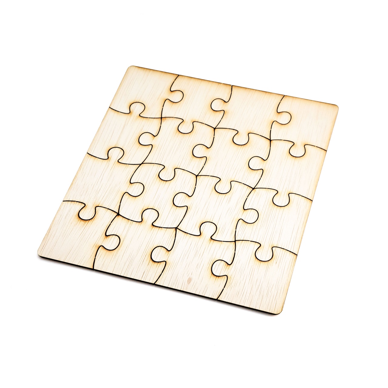 Puzzle dreptunghi 6 piese, 20×28 cm, placaj lemn