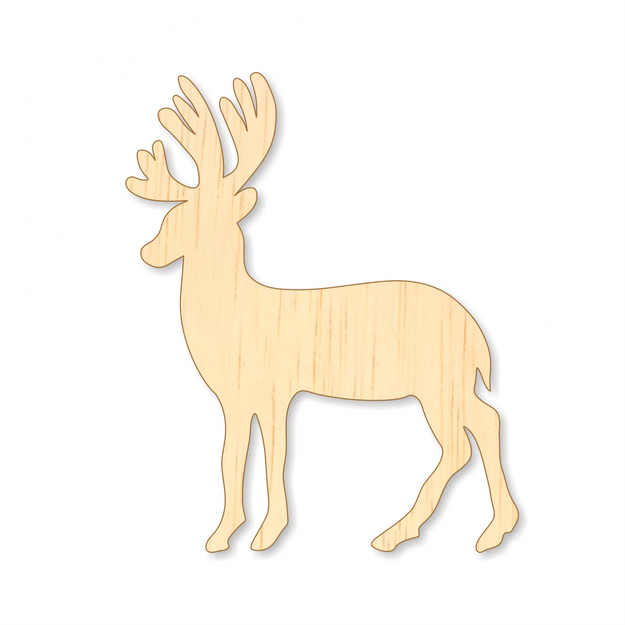 Bambi pui de cerb, 6,5×12 cm, placaj