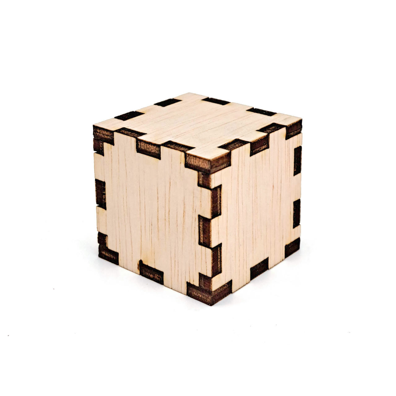 Cubuleț, 5×5×5 cm, placaj lemn