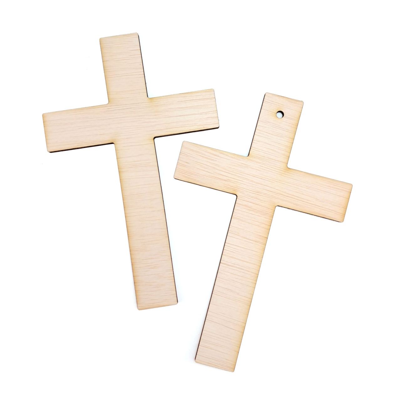 Cruce simplă, 6,3×10 cm, placaj lemn
