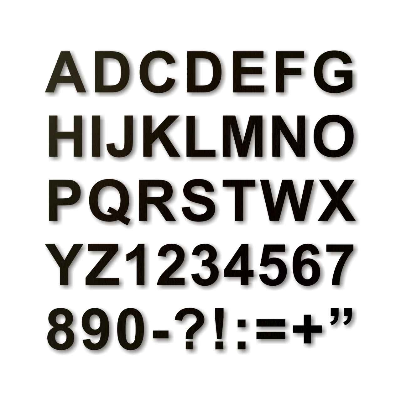 Literă sau cifră clasică din alfabet, 10 cm înălțime, placaj lemn, 1 buc