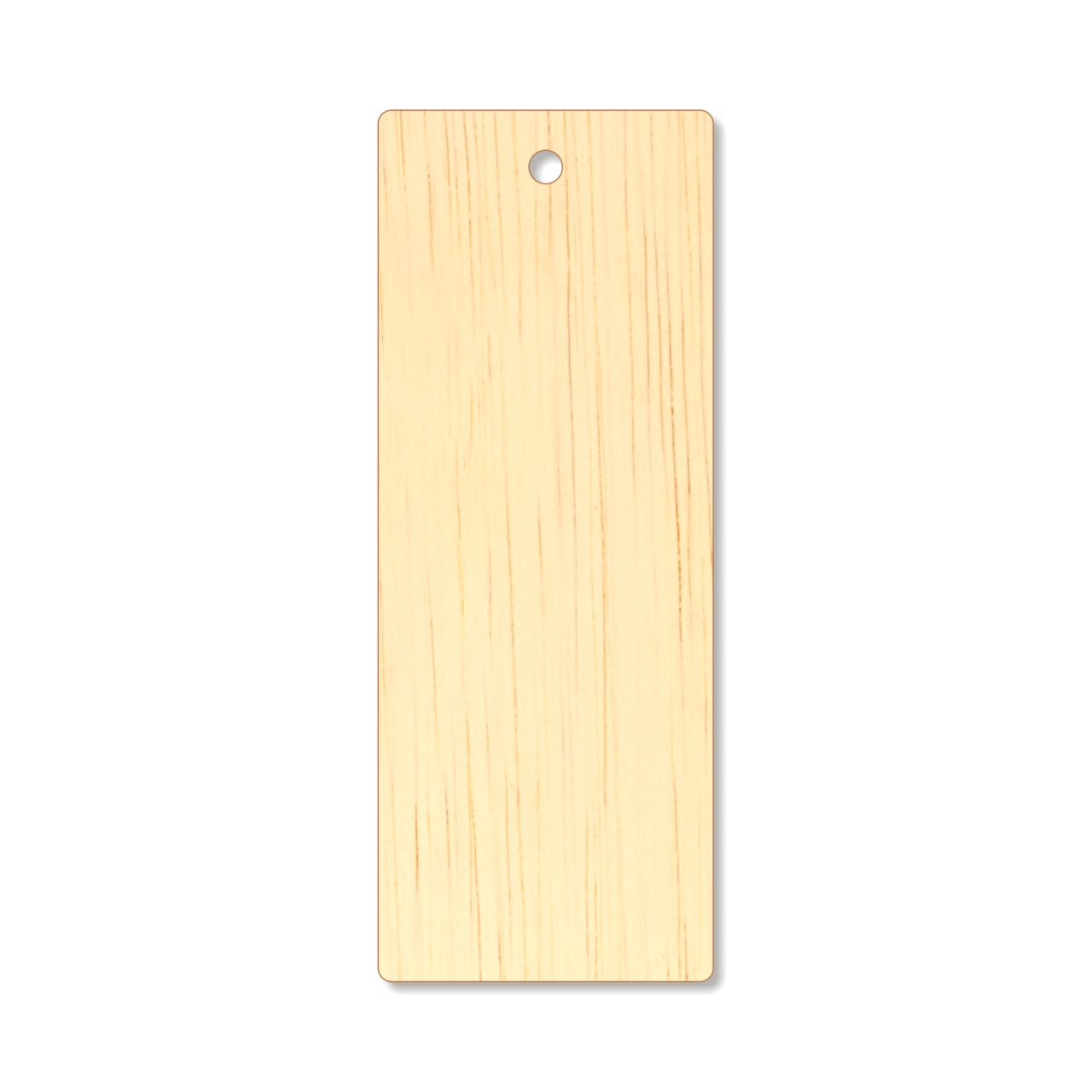 Dreptunghi rotunjit, placaj lemn, 7,5×5,5 cm