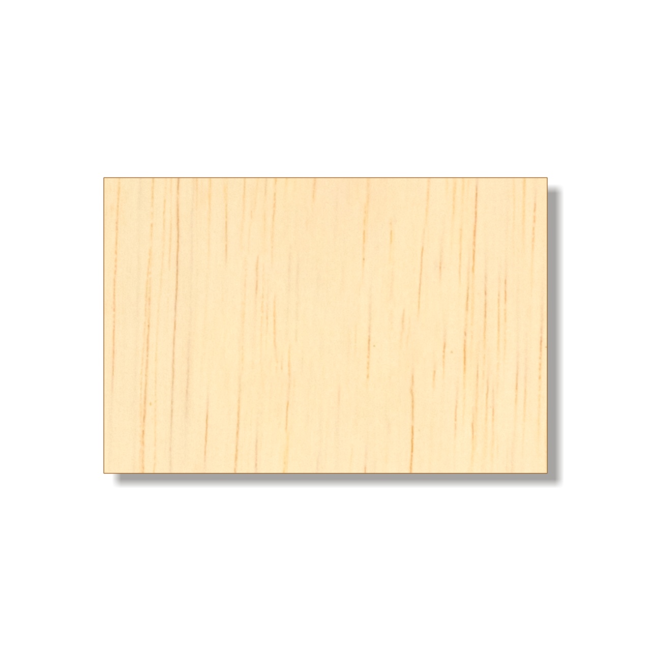 Dreptunghi, 10×6 cm, placaj lemn natur