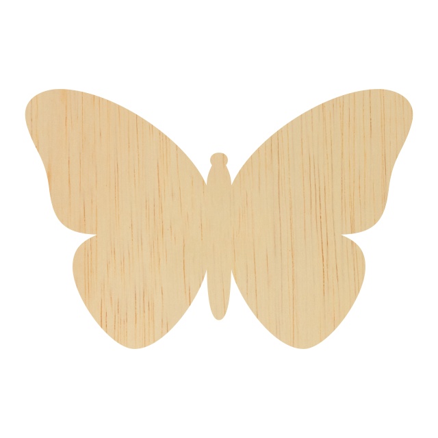 Fluture, 2,3×3,5 cm, placaj :: 3,5 cm
