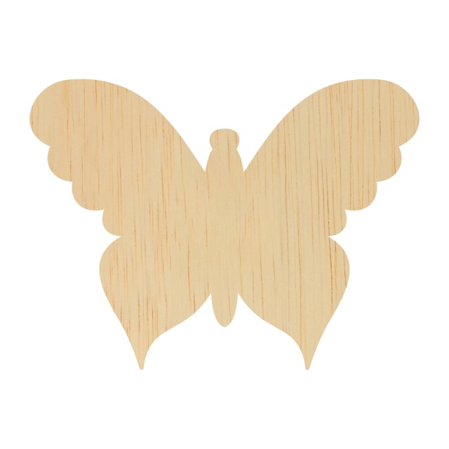Fluture, 10x7,5 cm, placaj lemn natur