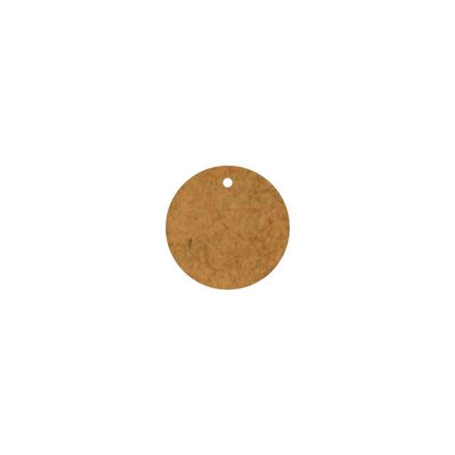 Bază rotundă cu sau fără gaură, Ø 1,5cm, HDF :: Ø1,5 cm