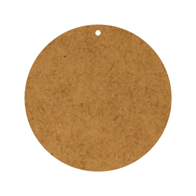 Bază rotundă cu gaură pentru cercei Ø6 cm, HDF :: Ø6 cm