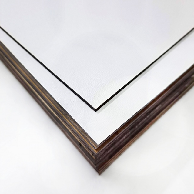 Plachetă A5 - 14,8×21 cm, lemn placaj HDF/MDF alb :: A5
