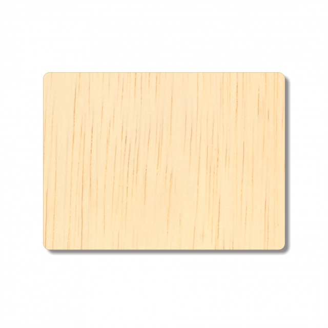 Dreptunghi rotunjit, placaj lemn, 7,5×5,5 cm :: Colțuri rotunjite