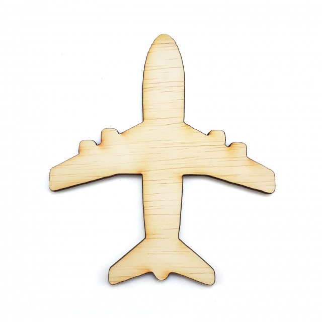 Avion, 9×10 cm, placaj lemn