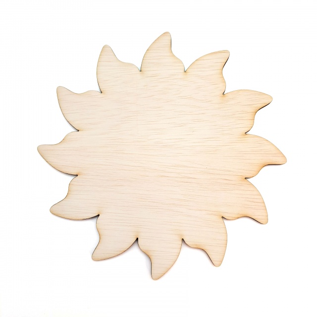 Soare, Ø10 cm, placaj lemn