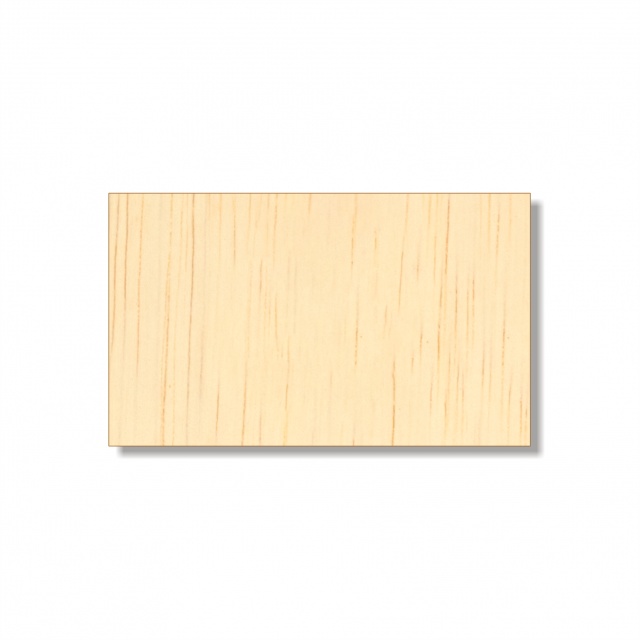 Dreptunghi, 10×6 cm, placaj lemn natur