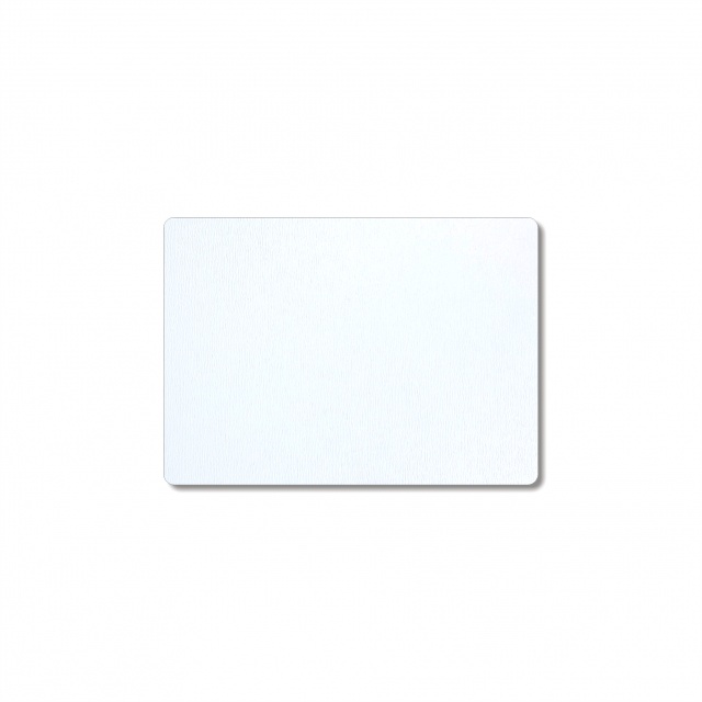 Dreptunghi colțuri rotunjite, 7×5 cm, placaj lemn HDF alb :: 7×5 cm colțuri rotunjite