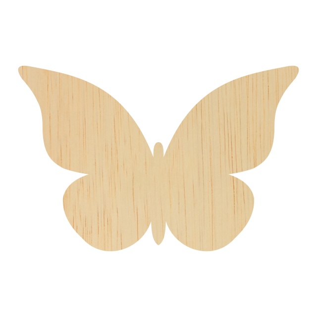 Fluture, 6×4 cm, placaj