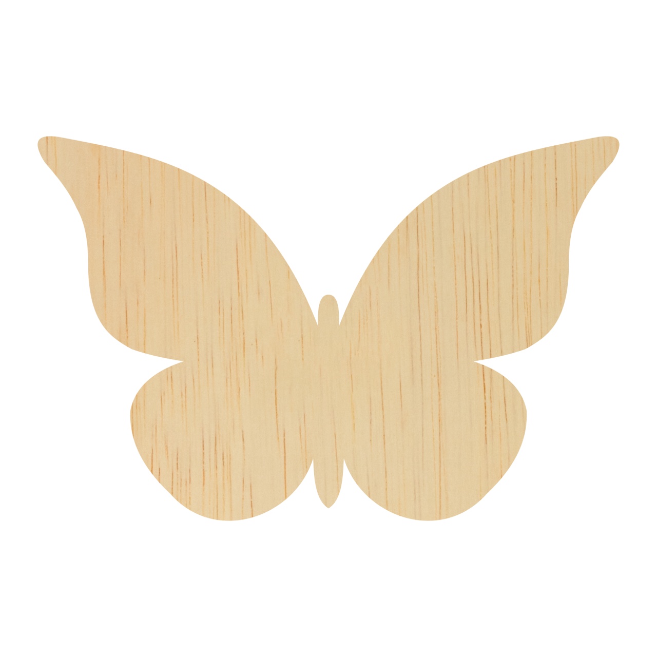 Fluture, 4×2,5 cm, placaj :: 4 cm