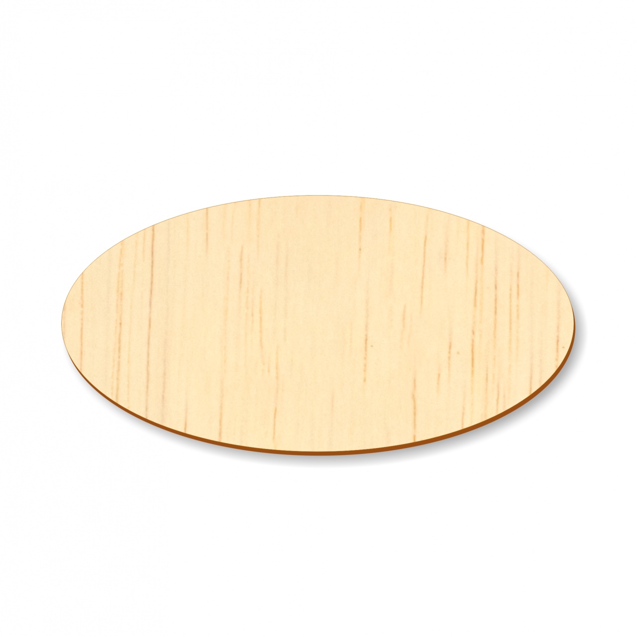 Tăbliță ovală, 11×5,5 cm, placaj :: 11 cm