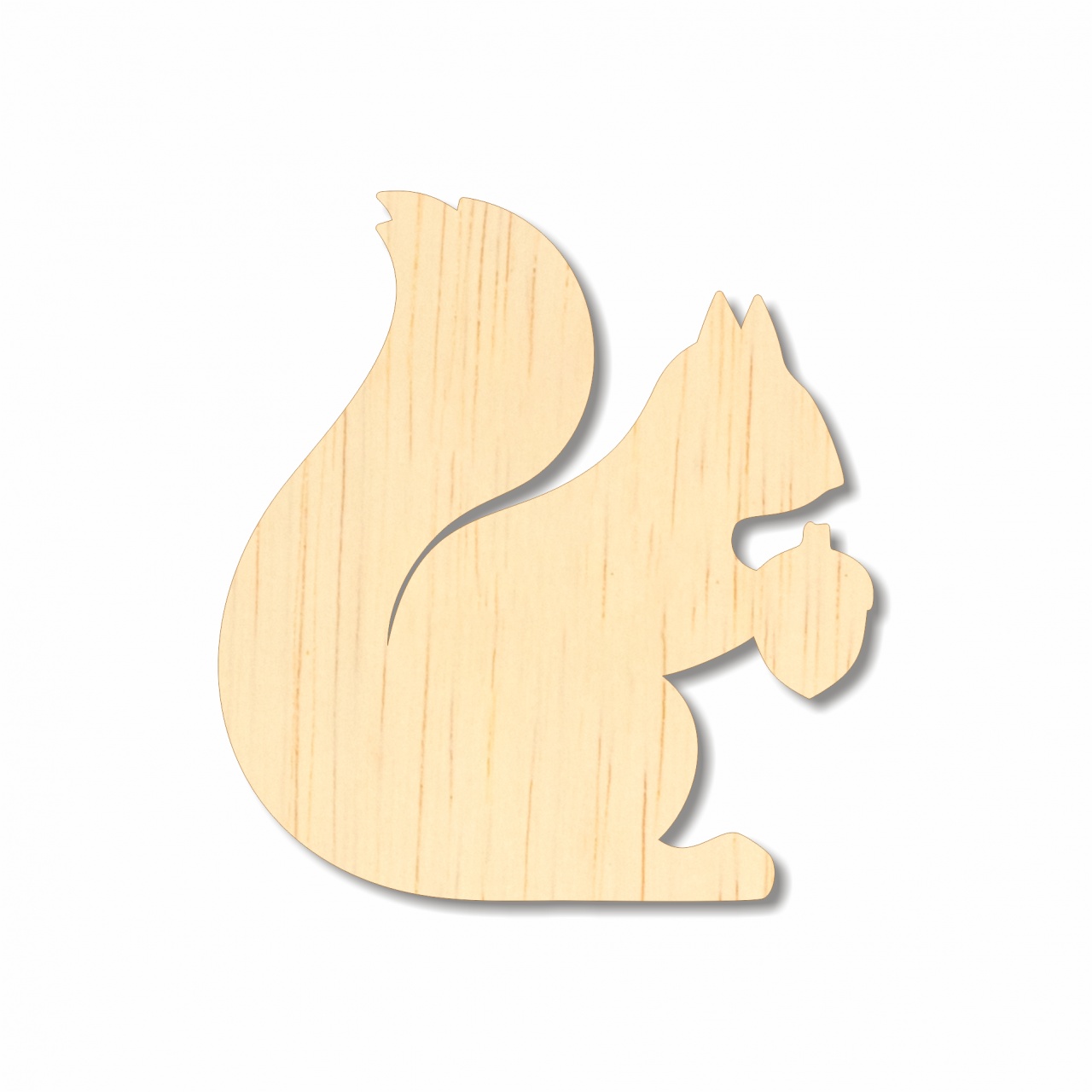 Veveriță, 7,4×8 cm, placaj lemn :: 8 cm