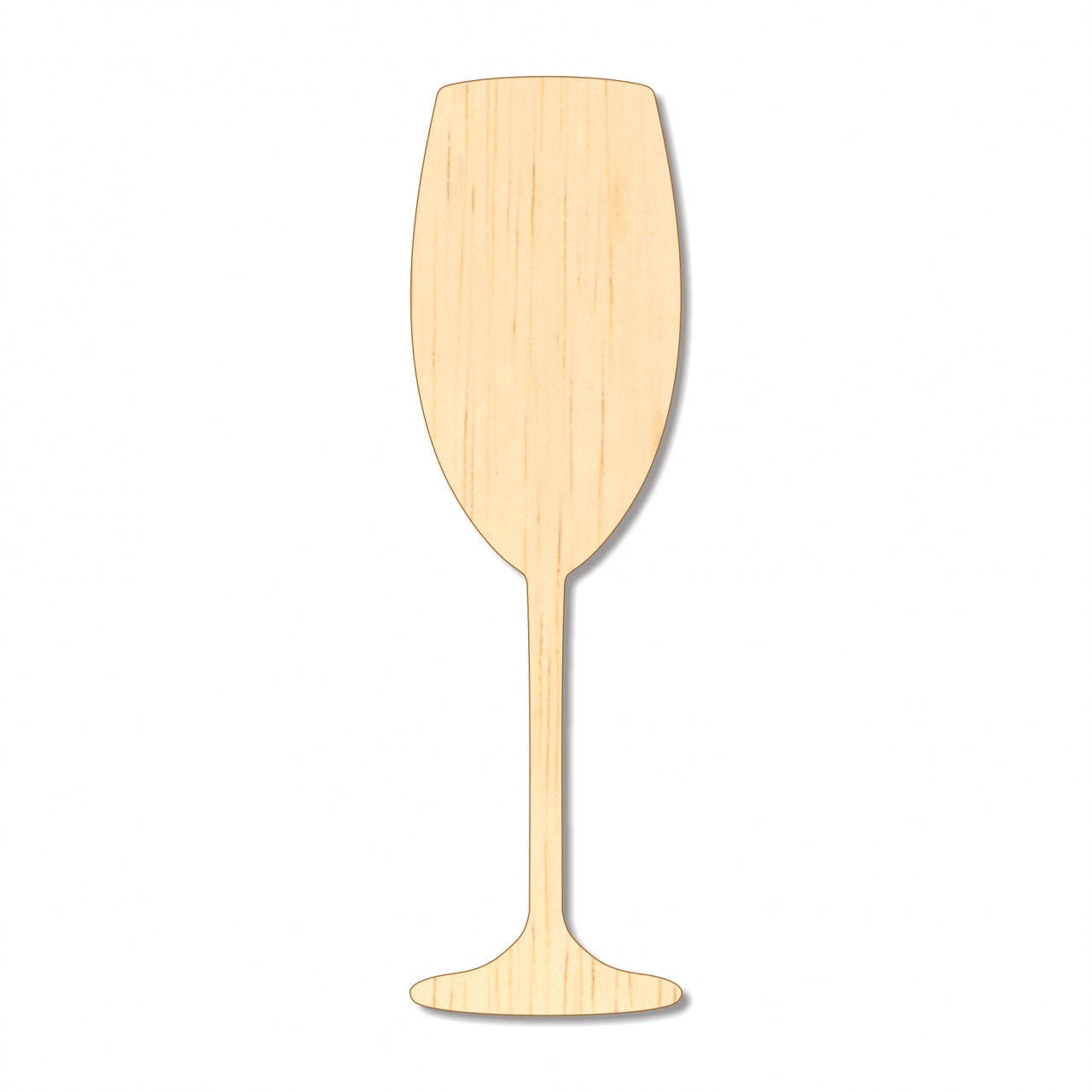 Pahar șampanie, 5,5×19 cm, placaj