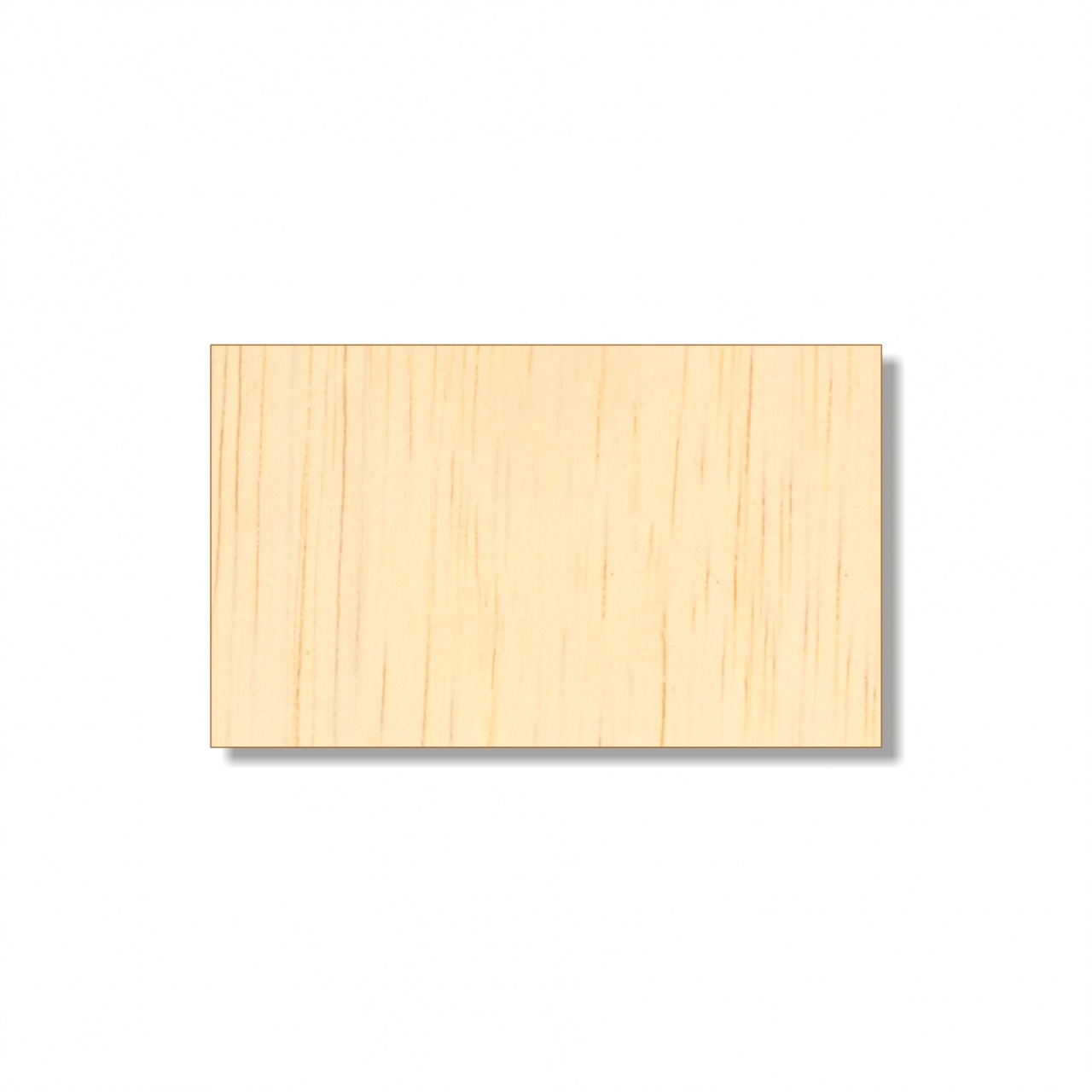 Dreptunghi, 5×3 cm, placaj lemn natur :: 5x3 cm