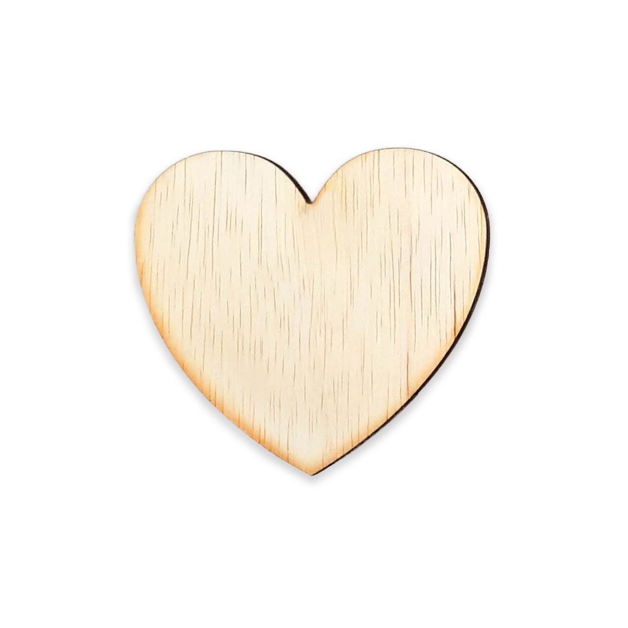 Inimă, 5×4,5 cm, placaj :: 5×4,5 cm