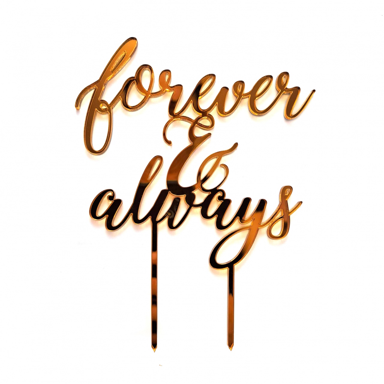 Topper Forever & Always, 13,5×17,5 cm, plexiglas :: Acrilic