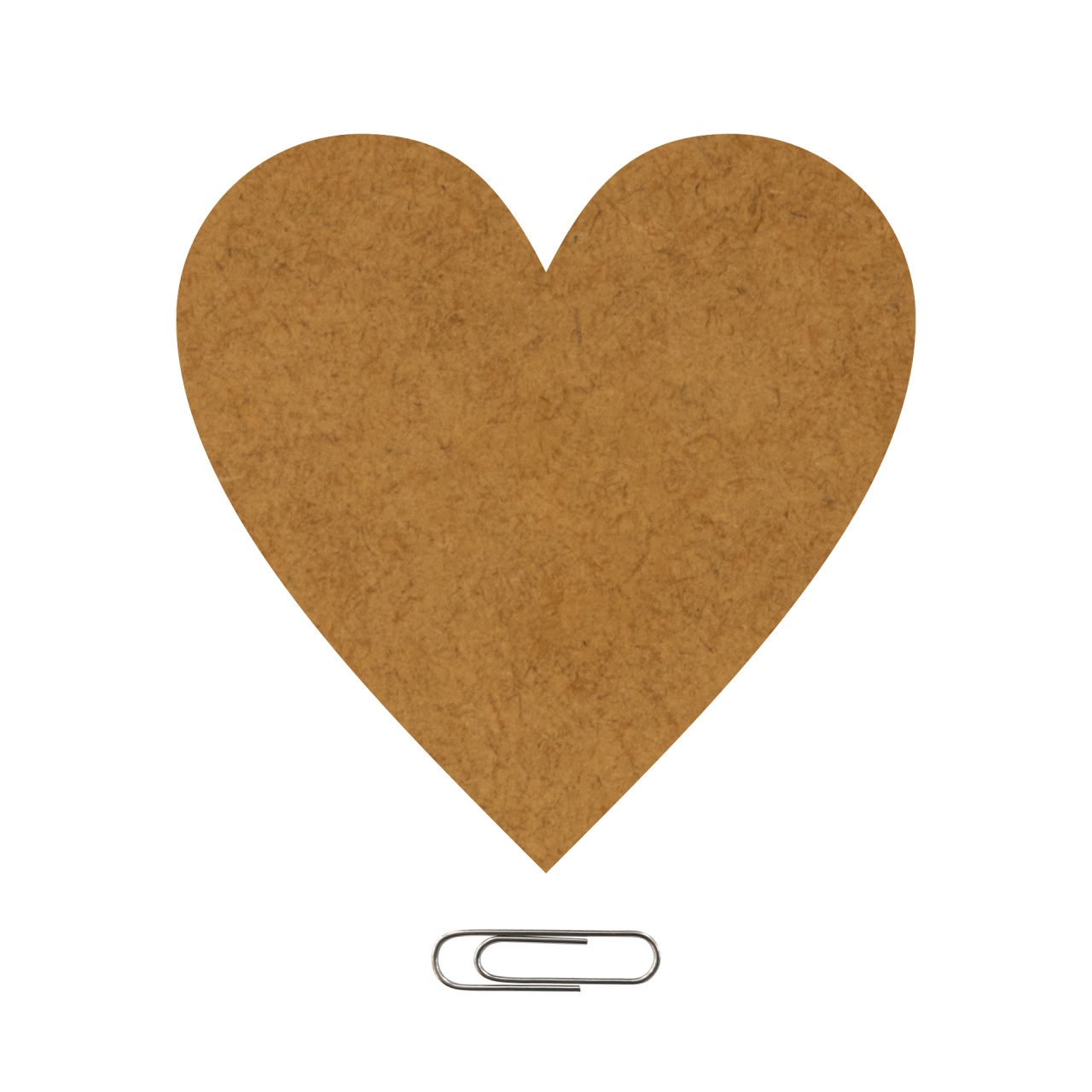 Suport pahar inimă, HDF, 9×9 cm :: 1 buc