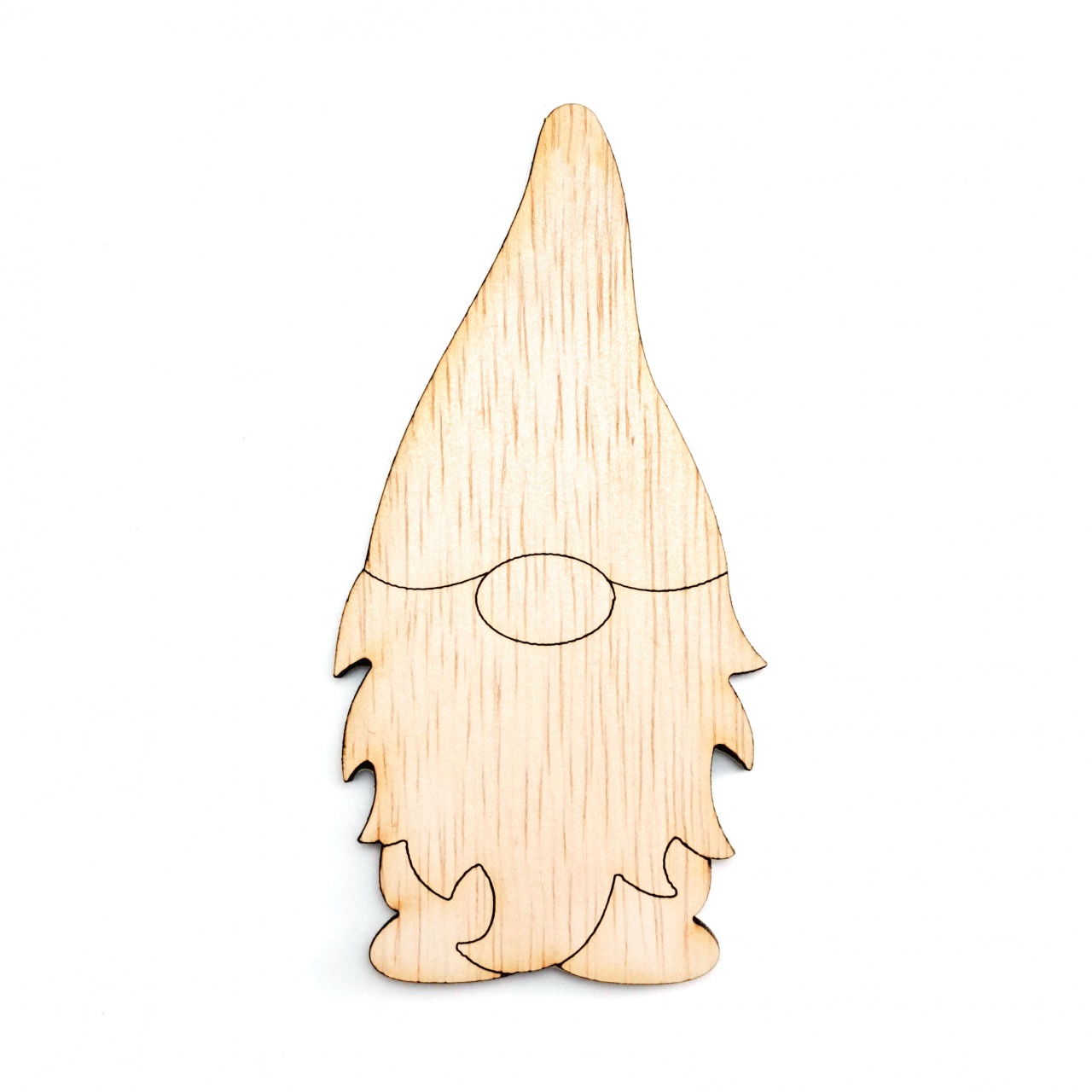 Spiriduș Elfi, 5×10 cm, placaj lemn natur