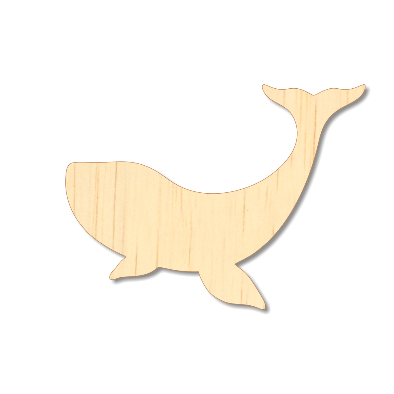 Balenă, 10×7,5 cm, placaj lemn