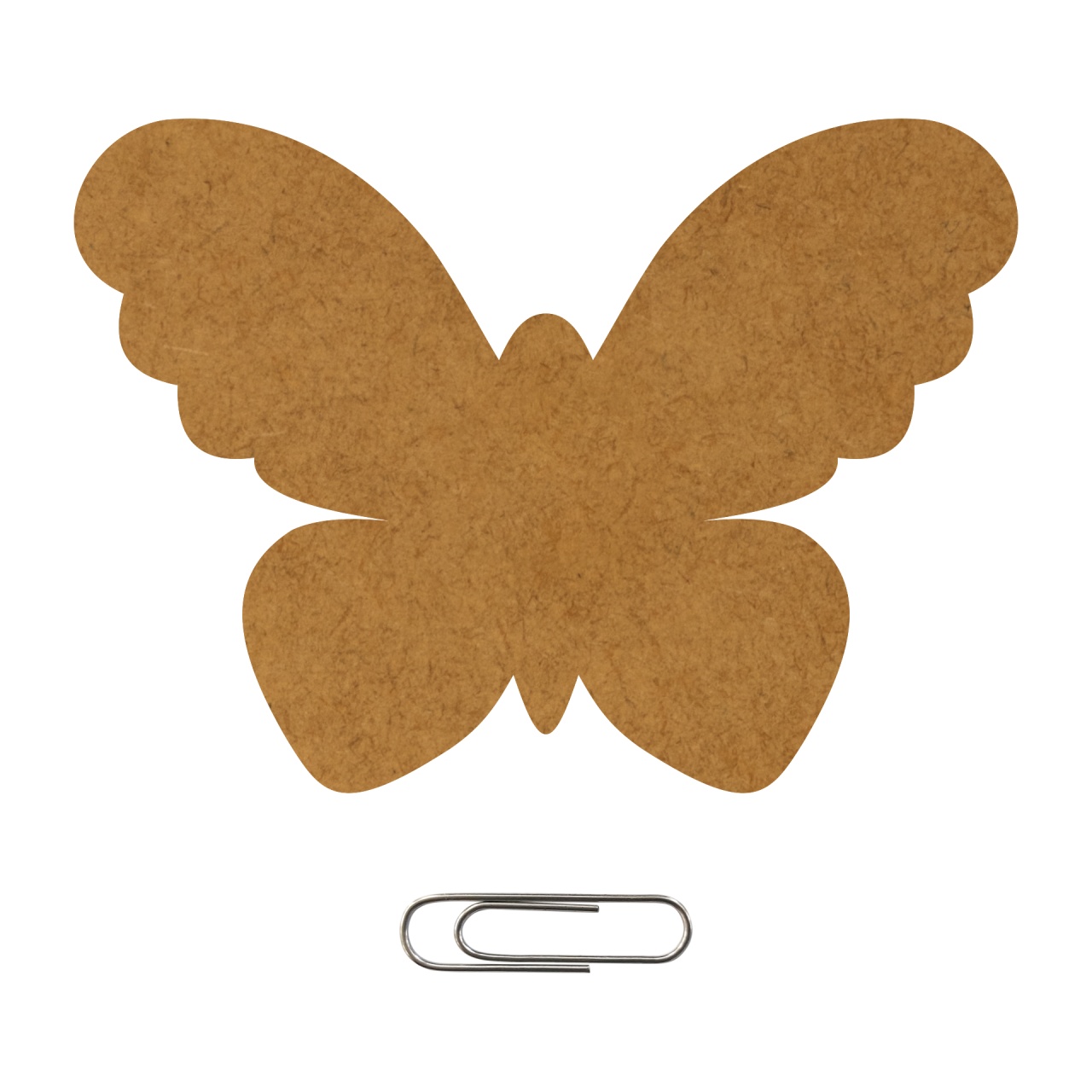 Suport pahar fluture, HDF, 9×6,5 cm :: 20 buc