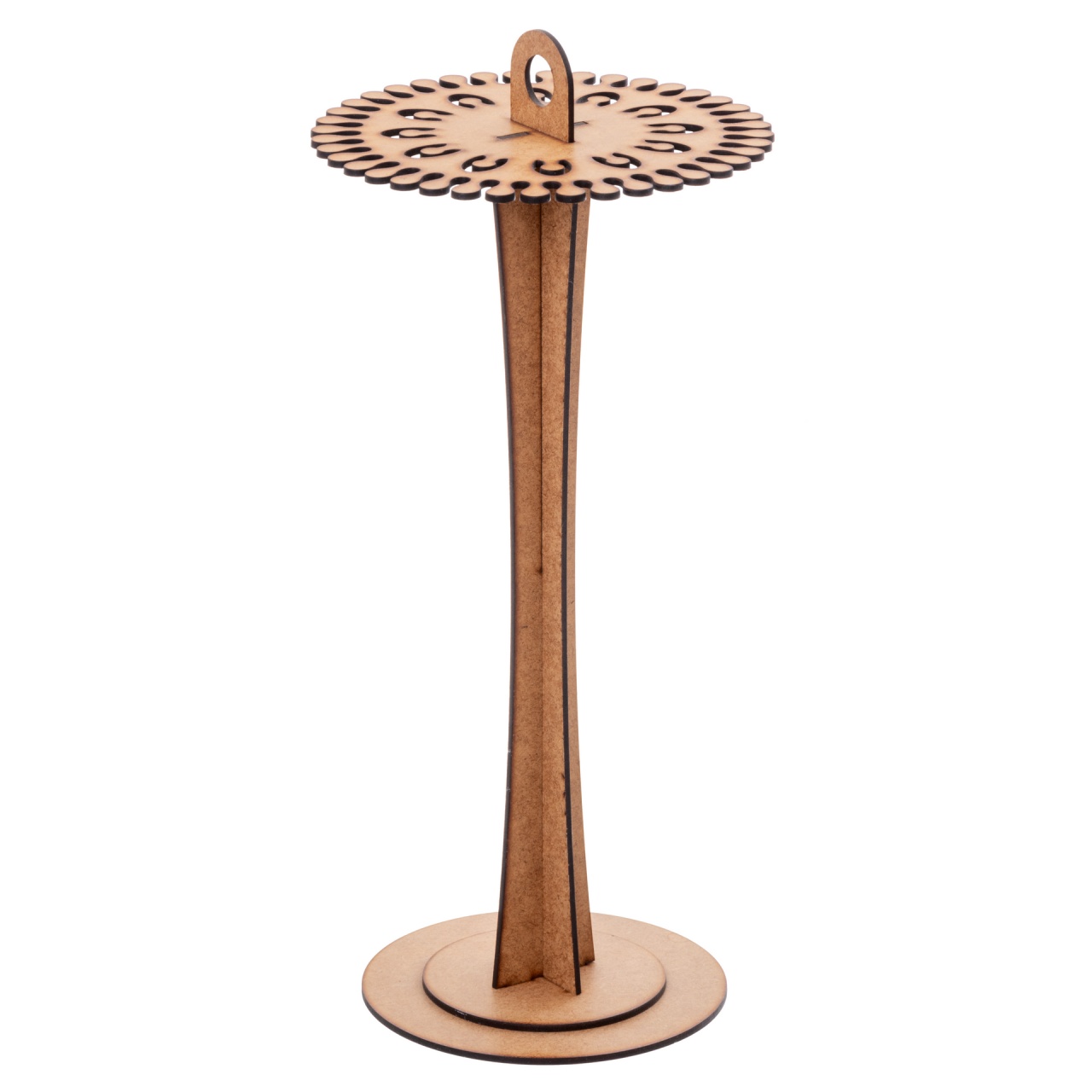 Stand rotund pentru coliere, HDF, 18×40 cm